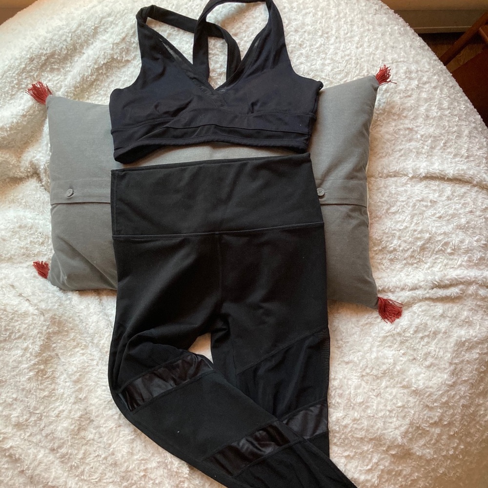 All Black Fabletics Set